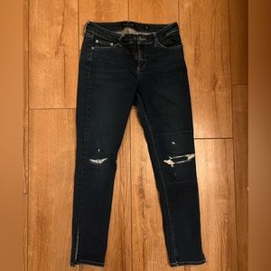 Lucky Brand Jeans, skinny, mid-rise, dark wash